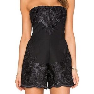 Alexis black romper